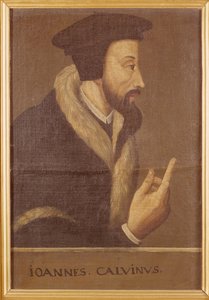 Retrato de Juan Calvino (1509-64) teólogo y reformador francés